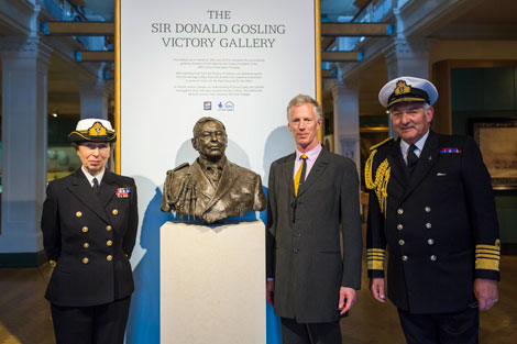 Unveiling of the bust of Sir Donald Gosling by HRH The Princess Anne
